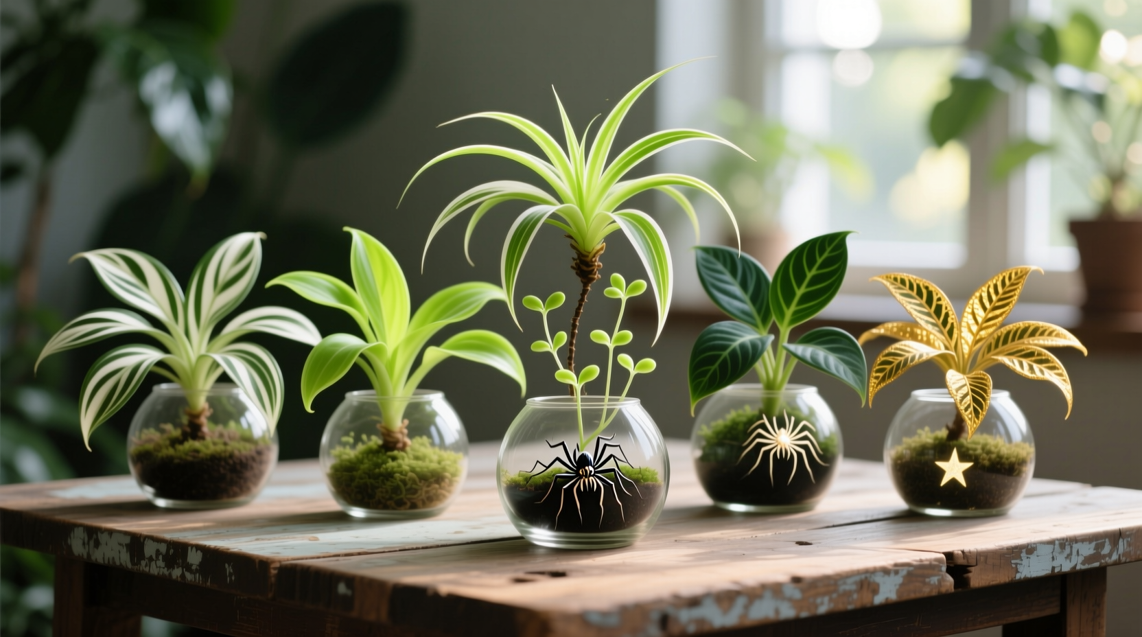 varieties of spider plants