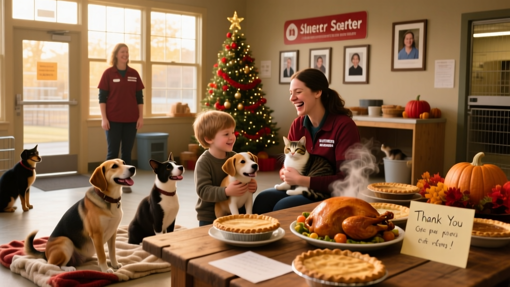 Yes, Shelters and Their Pets Celebrate Thanksgiving, Too