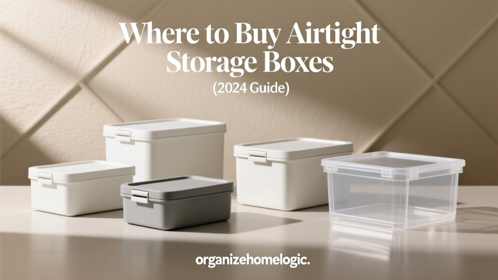 Where to Buy Airtight Storage Boxes (2024 Guide)
