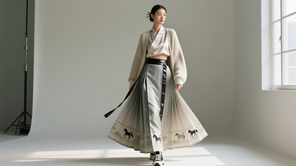 Modern Mamianqun: Styling the Hanfu Horse-Face Skirt Daily