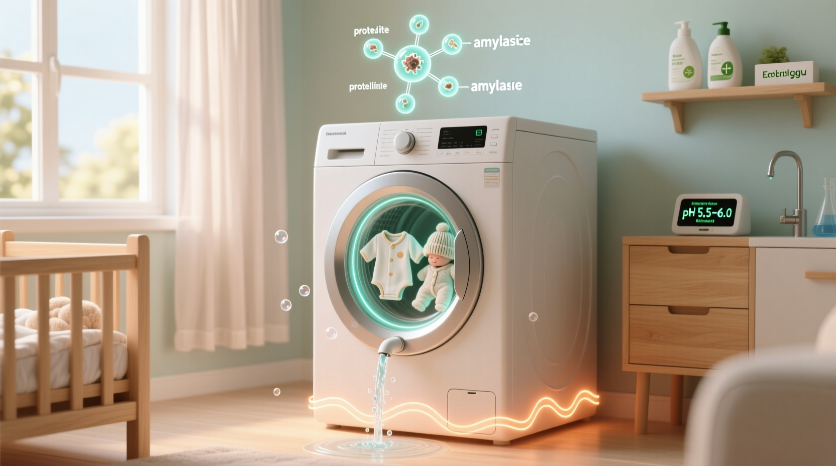 baby laundry sanitization after daycare