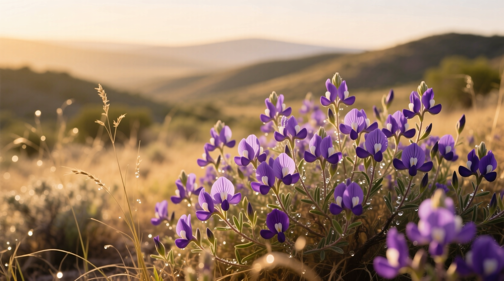 texas bush purple flowers