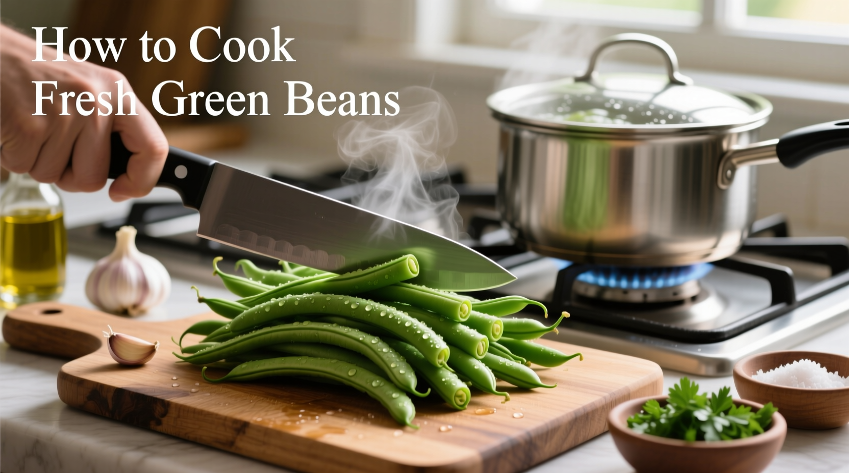 how do i cook fresh green beans