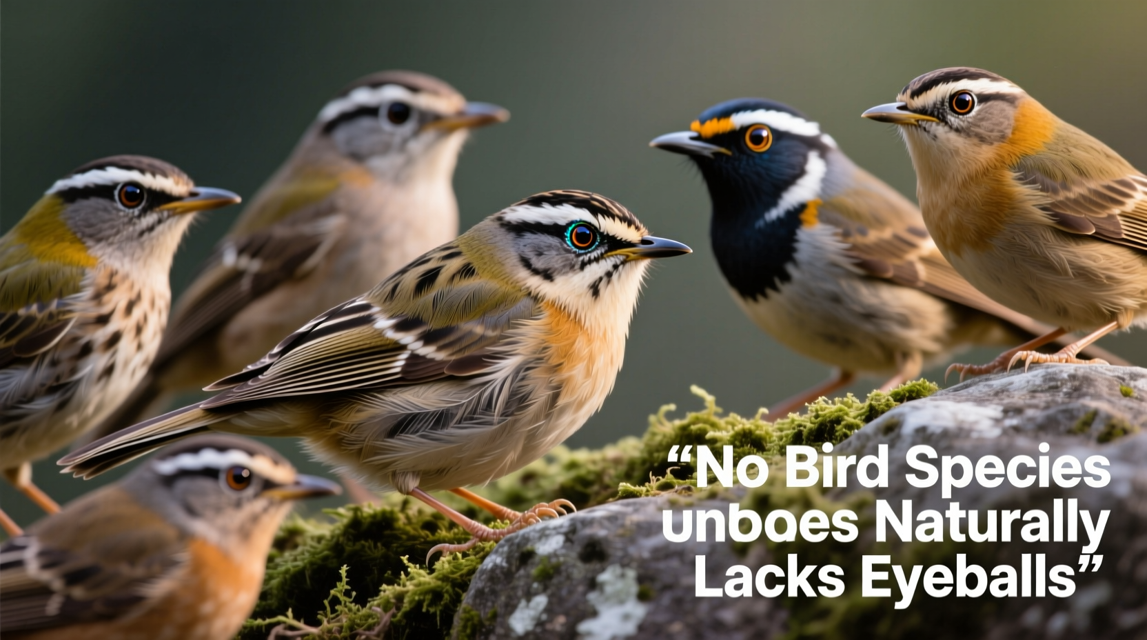 No Bird Species Naturally Lacks Eyeballs