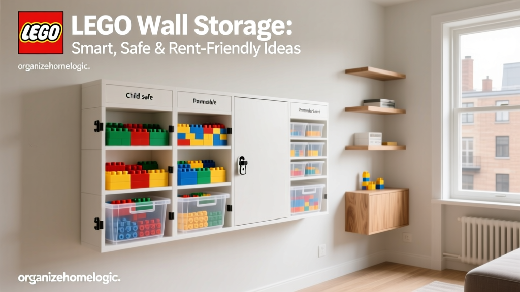 LEGO Wall Storage: Smart, Safe & Rent-Friendly Ideas