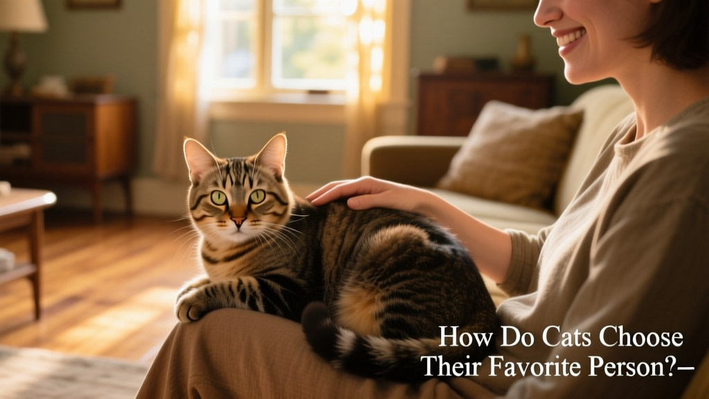 How do cats choose their favorite person?
