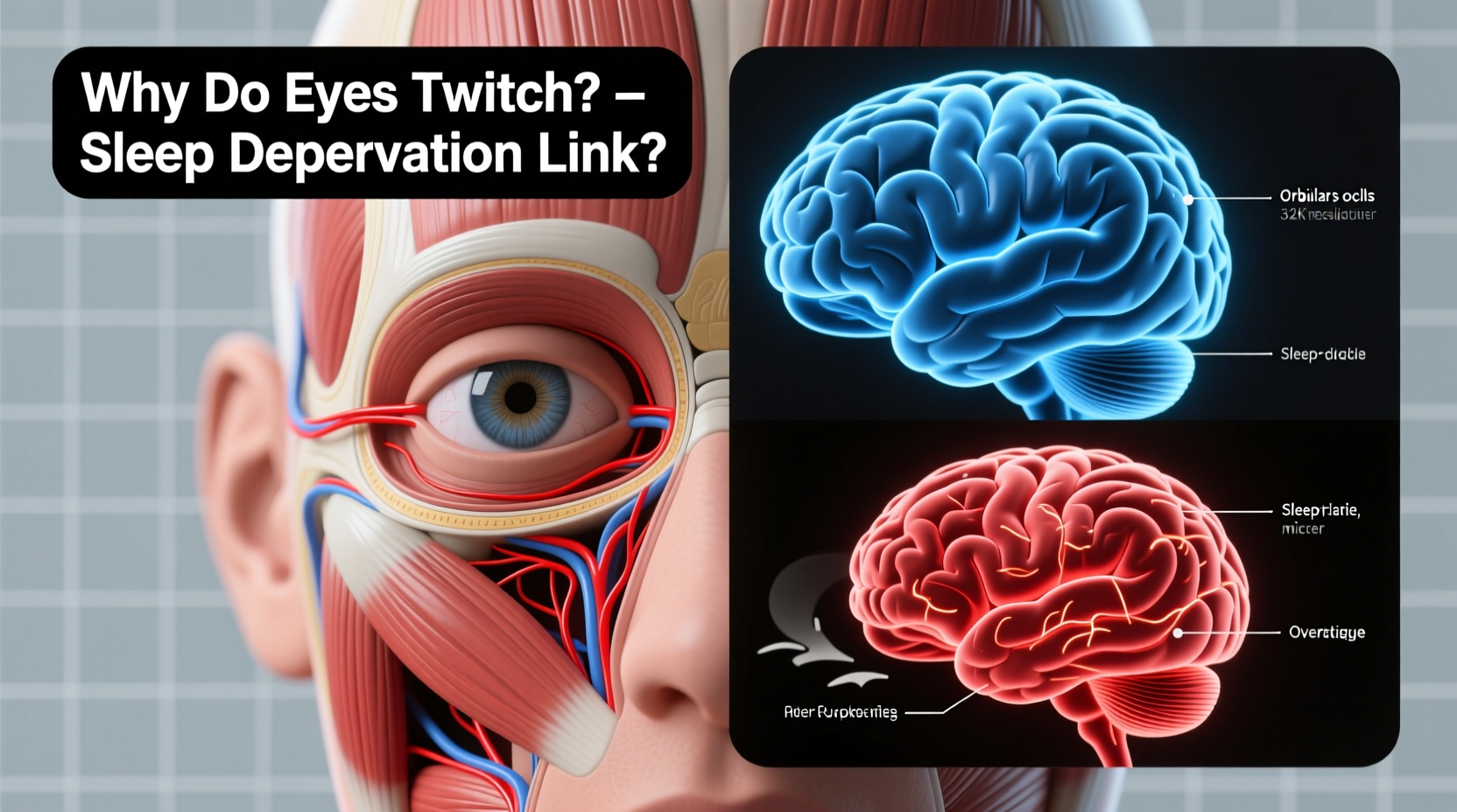 why do eyes twitch randomly and can lack of sleep be the cause