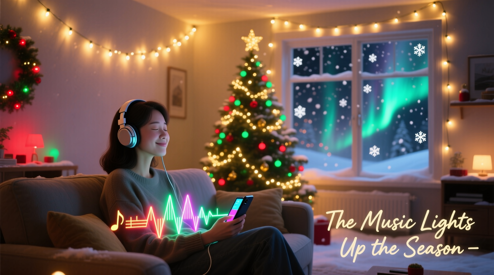 why does my christmas playlist affect how i see the lights mood connection