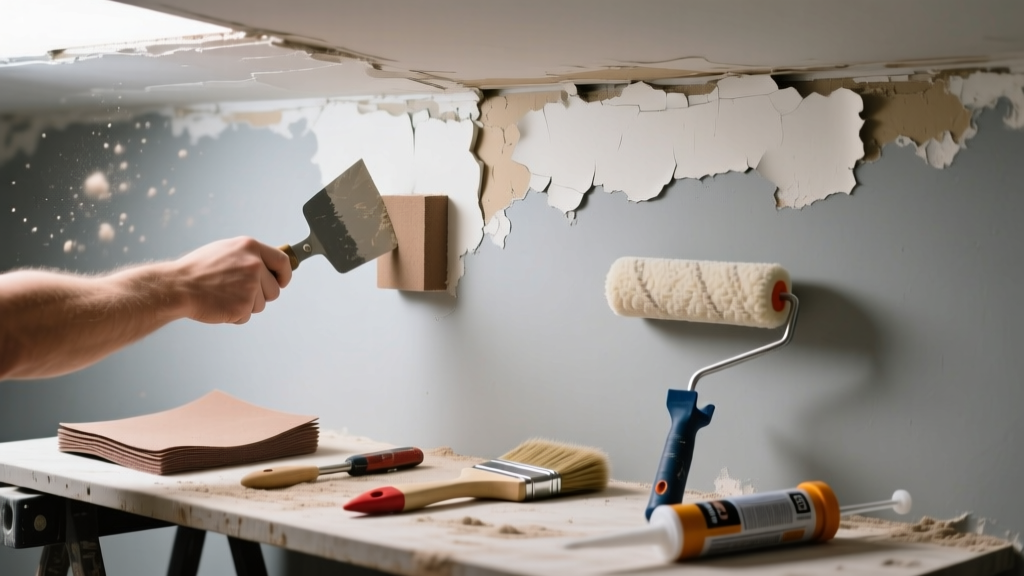 Fix Paint Chalking in Bathroom Walls and Ceilings