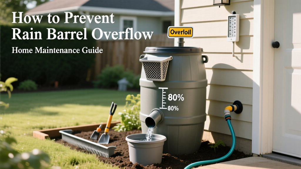 How to Prevent Rain Barrel Overflow: A Homeowner’s Guide