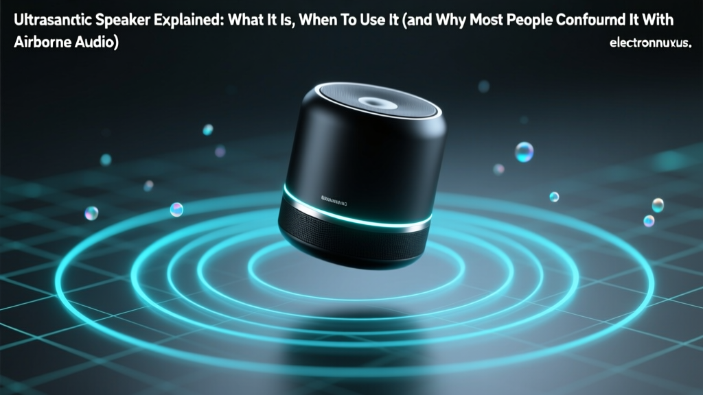 Ultrasonic Speaker Explained: What It Is, When To Use It (and Why Most People Confuse It With Airborne Audio)