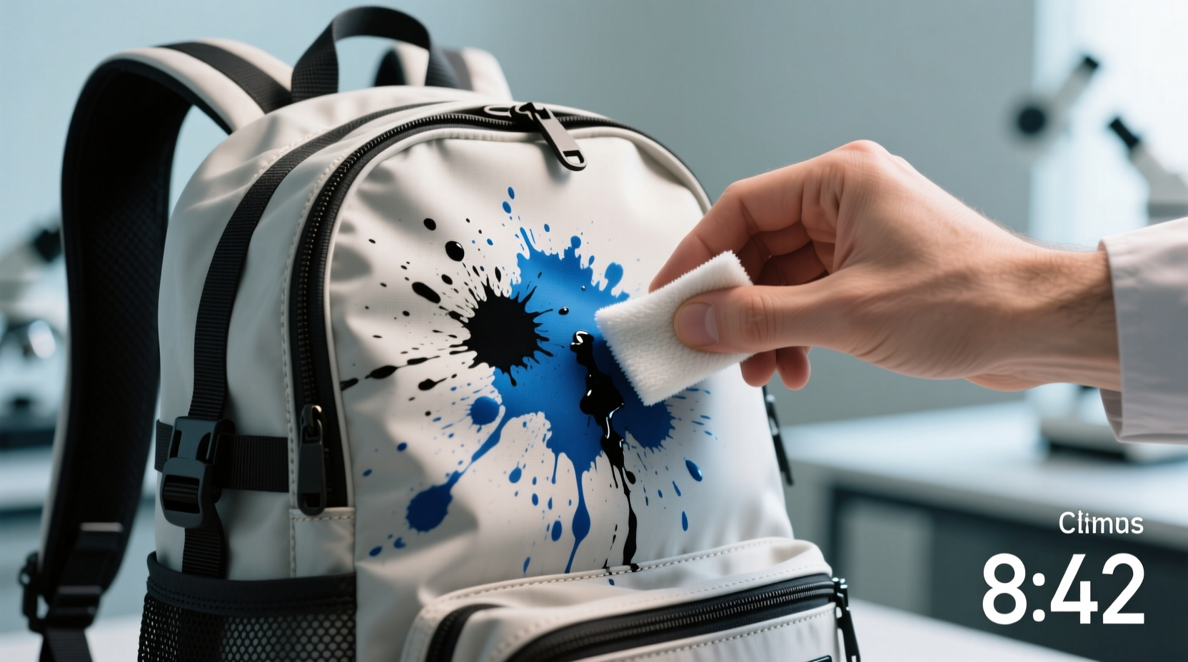 how to remove ink stains from nylon backpacks