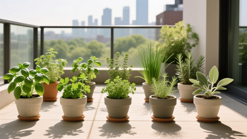 Apartment Balcony Herb Garden: 10 Herbs That Thrive in Small Containers