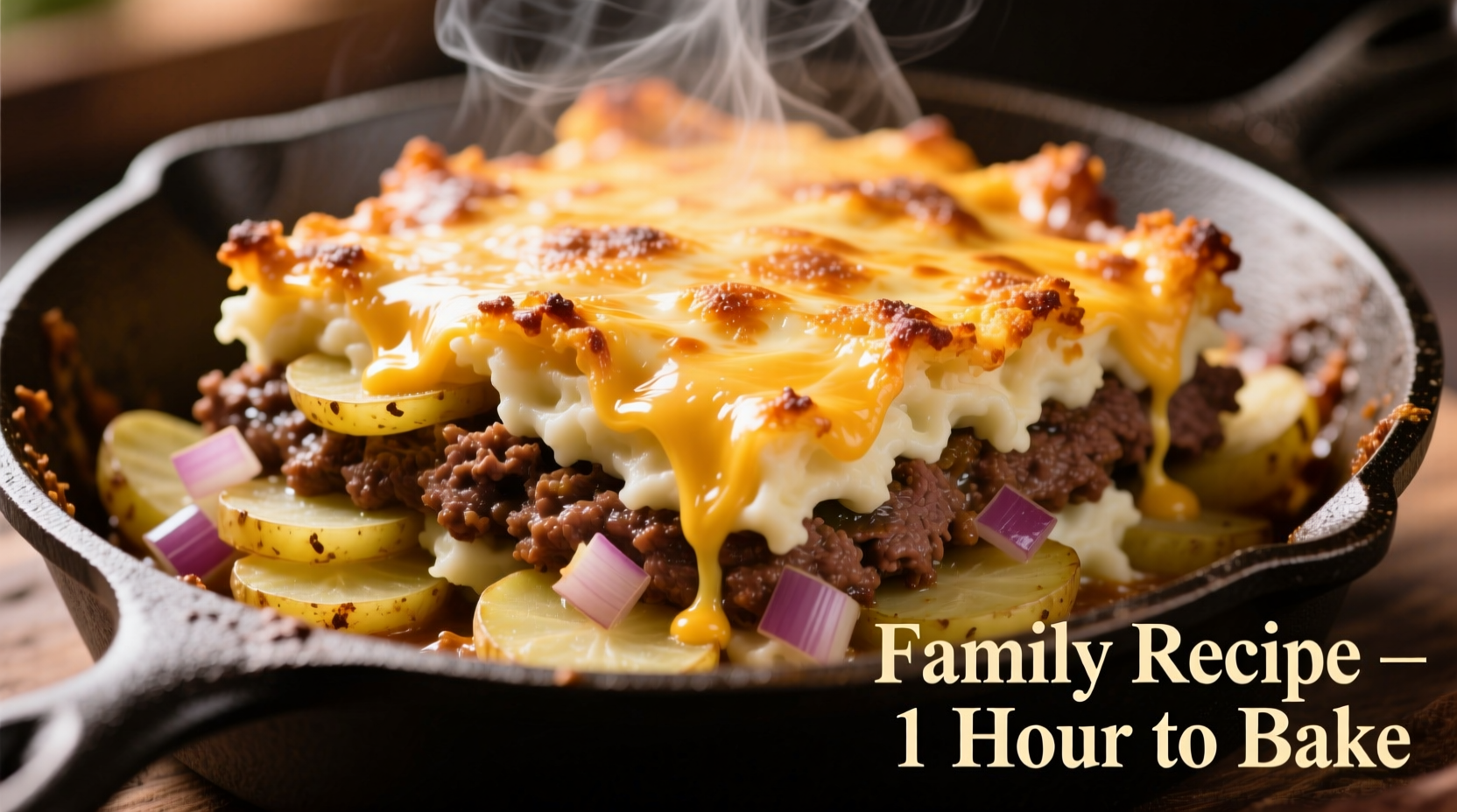 Perfect Hamburger Potato Casserole Recipe in 60 Minutes