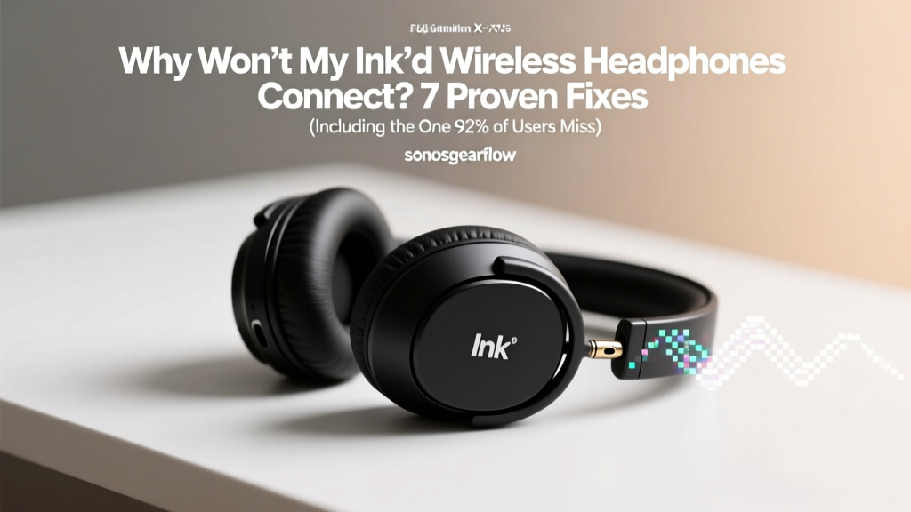 Ink’d Wireless Headphones Won’t Connect? 7 Fixes