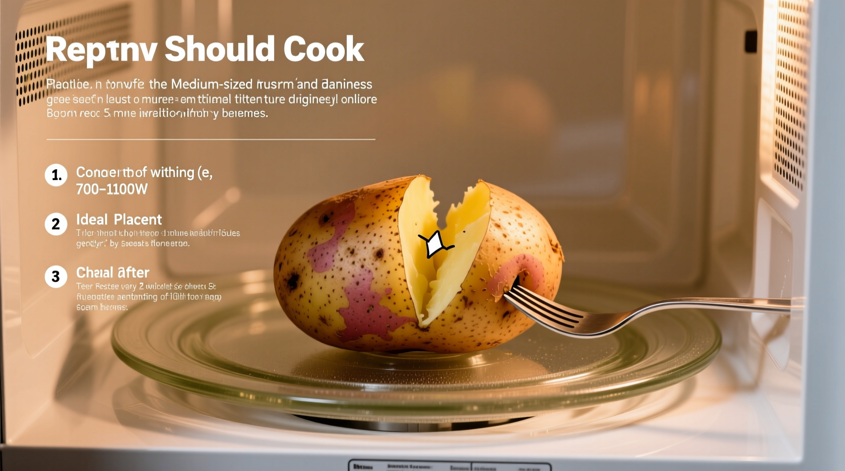 Microwave Potato Cooking Time: Exact Minutes by Size