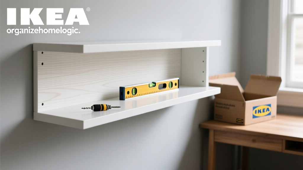 How to Install an IKEA Floating Shelf (Step-by-Step)