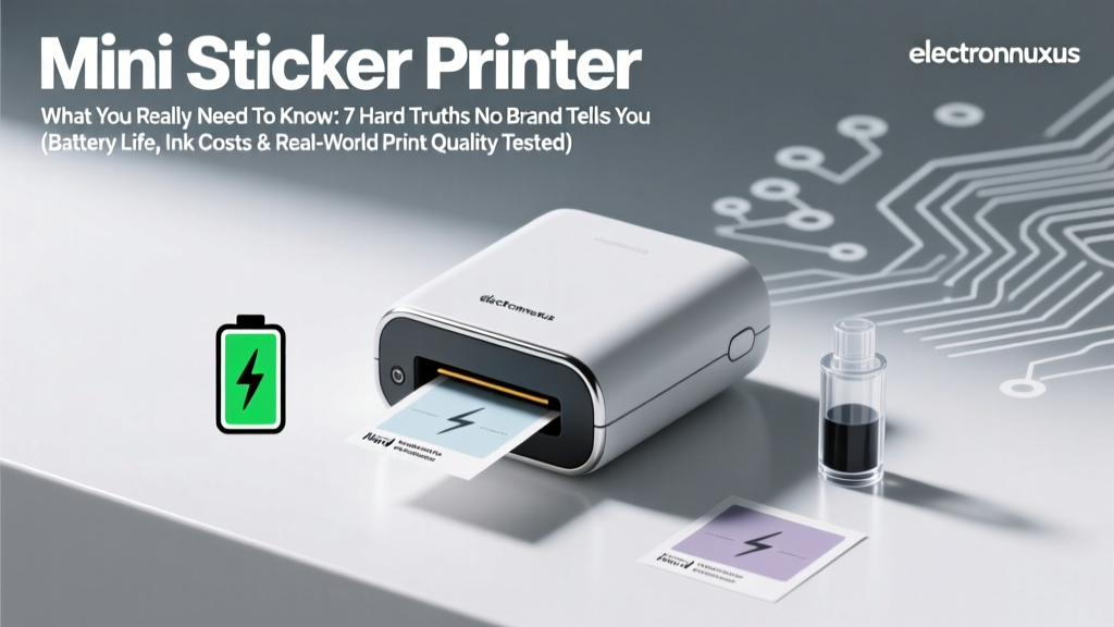 Mini Sticker Printer What You Really Need To Know: 7 Hard Truths No Brand Tells You (Battery Life, Ink Costs & Real-World Print Quality Tested)