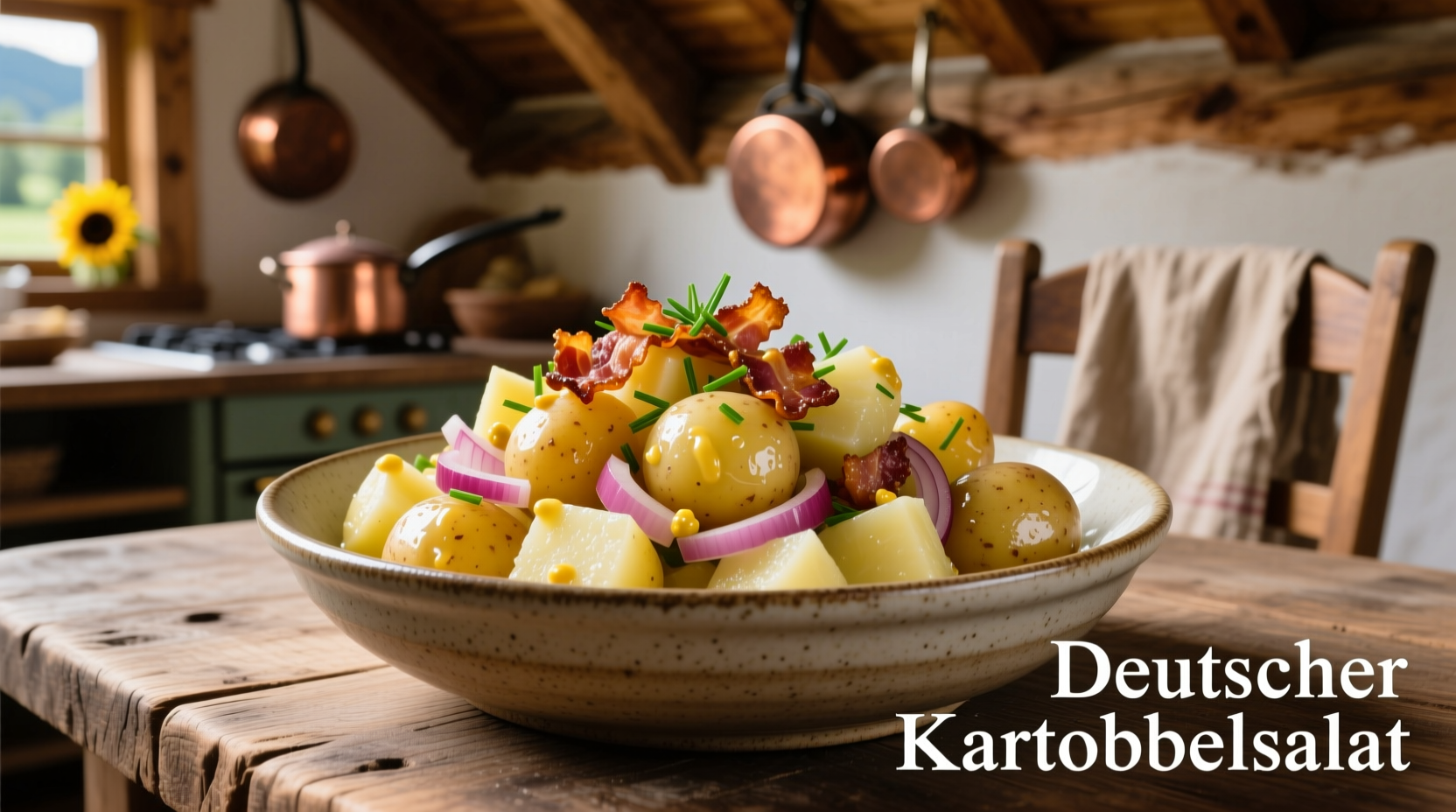 Authentic German Potato Salad: Vinegar-Based, Warm & Mayo-Free
