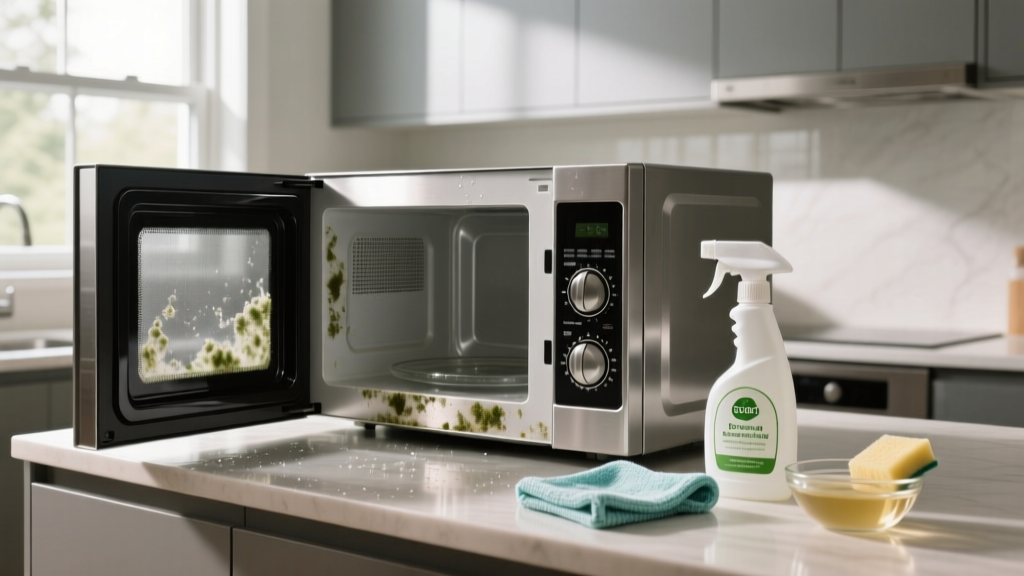 How to Get Mildew Out of Microwave: Easy 2026 Fix