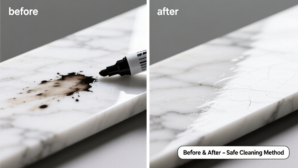 How to Remove Permanent Marker from Marble Safely