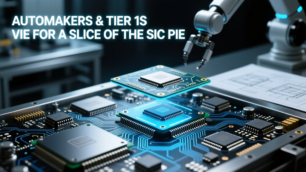 Automakers and Tier 1s Vie for a Slice of the SiC Pie: Power Electronics, Supply Chains, and Strategic Control in EV Traction Inverters