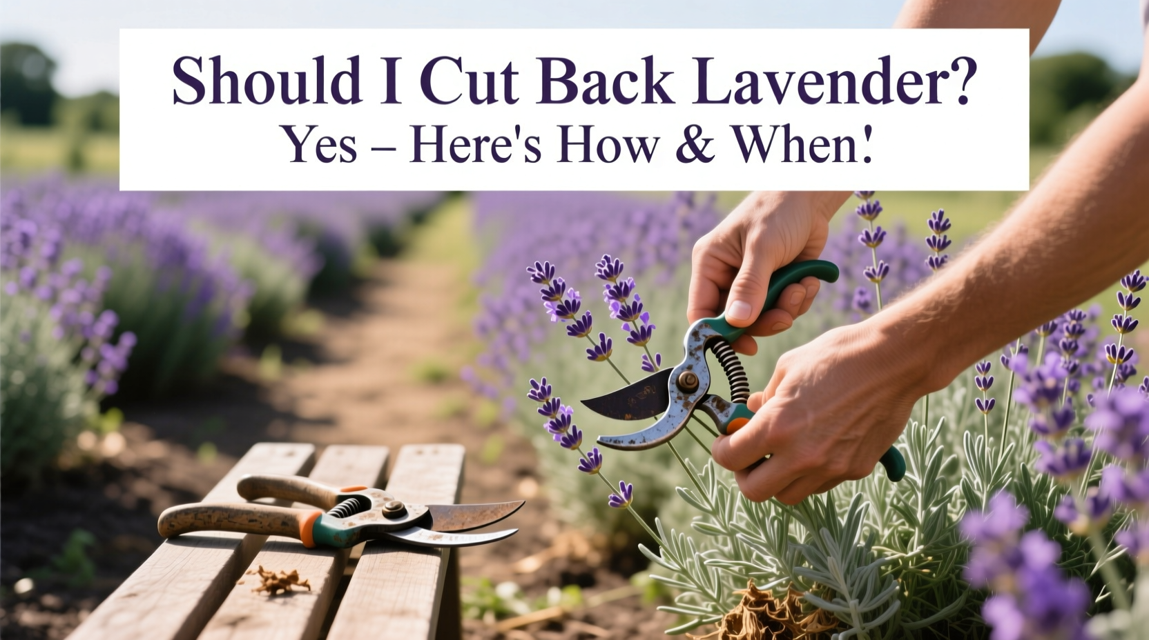 Lavender Pruning 101: When & How | TheHomeSprouts