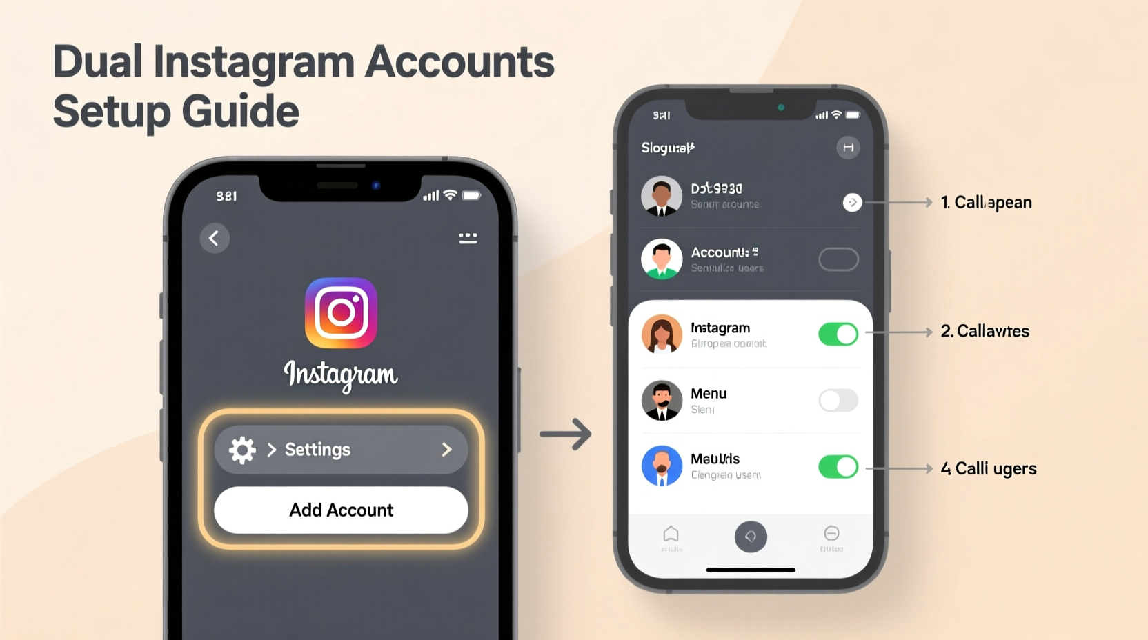 how to set up dual instagram accounts on one phone seamlessly