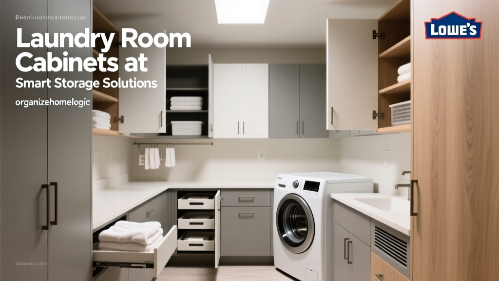 Laundry Room Cabinets at Lowe’s: Smart Storage Solutions