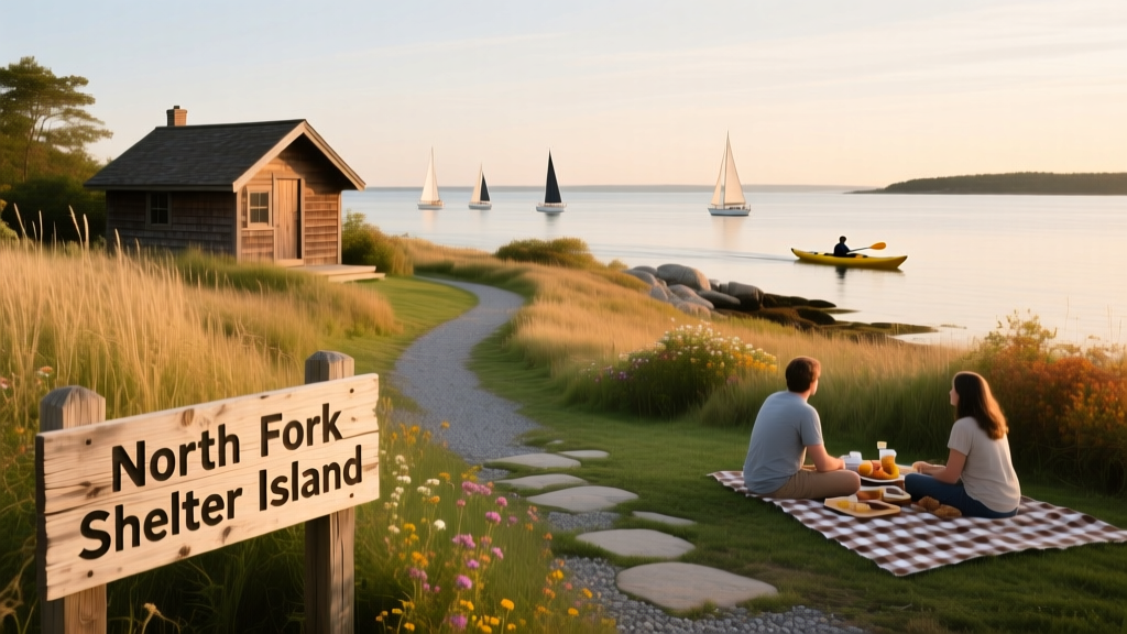 North Fork & Shelter Island: A Quiet Coastal Escape with Oyster Bars, Vineyards, and Hidden Beaches