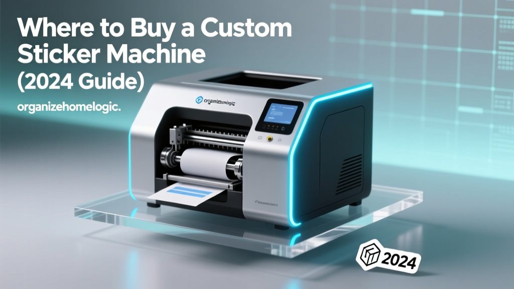 Where to Buy a Custom Sticker Machine (2024 Guide)