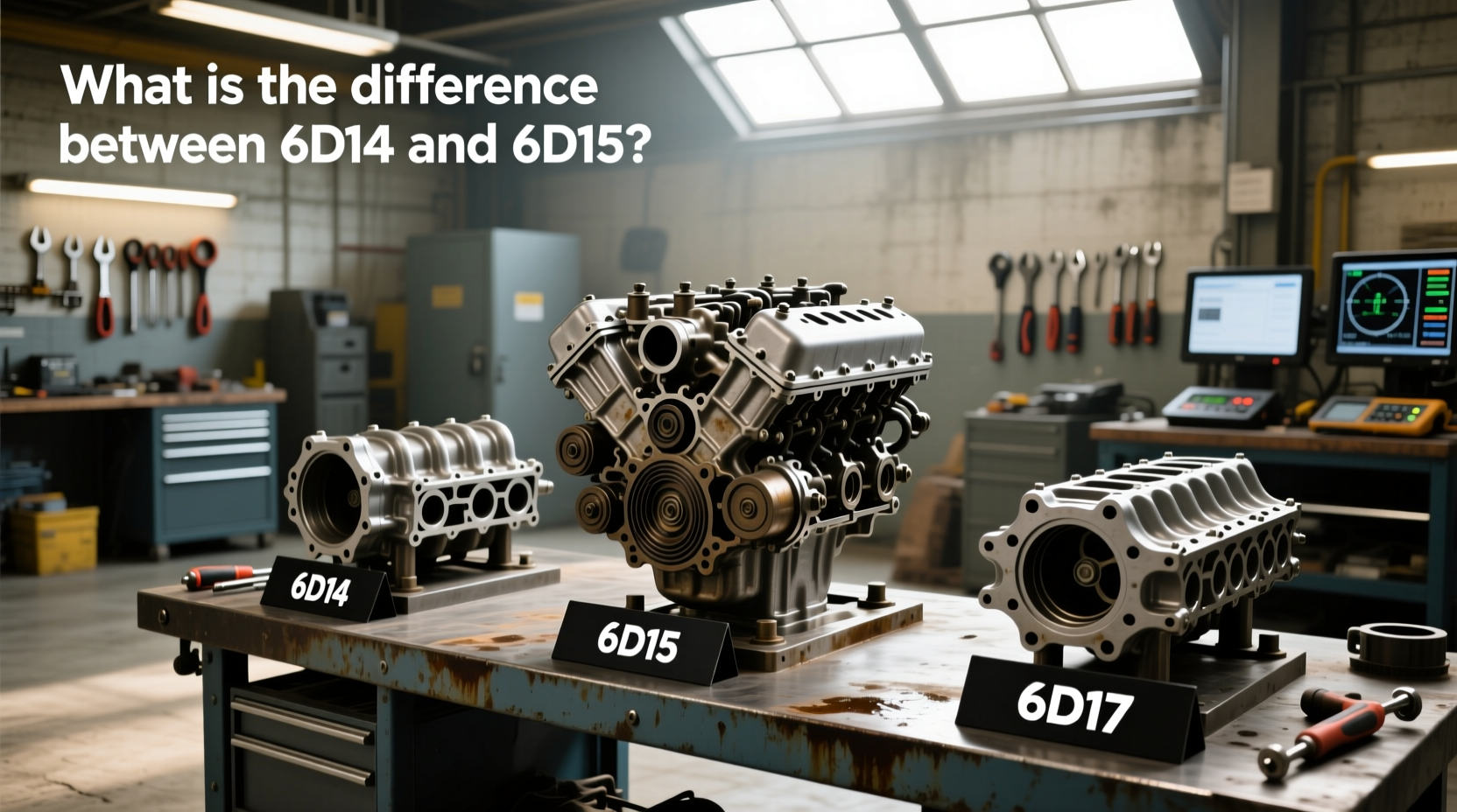 How to choose used engine 6d17,What is the difference between 6D14 and 6D15?
