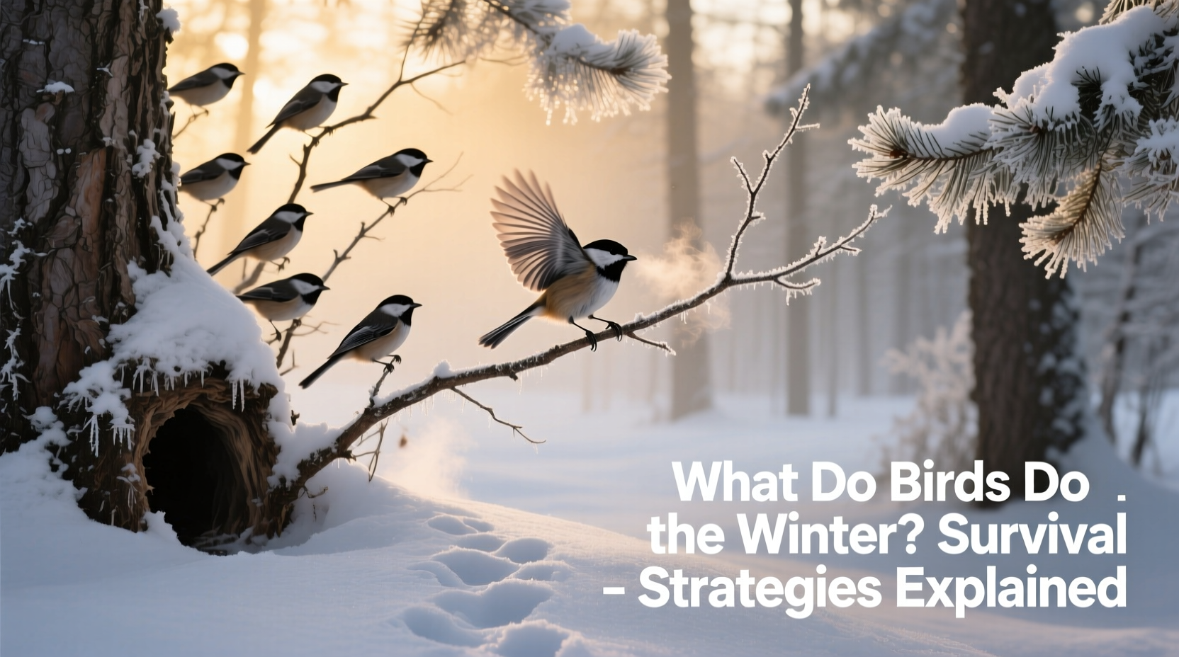 what do birds do in the winter