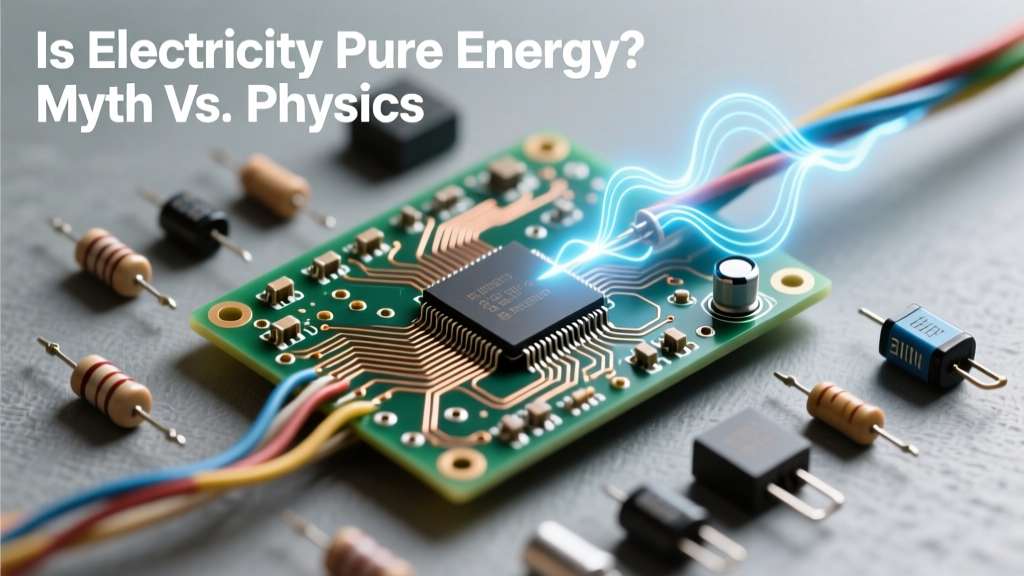 Is Electricity Pure Energy? Comparing Charge Flow to Physics Reality