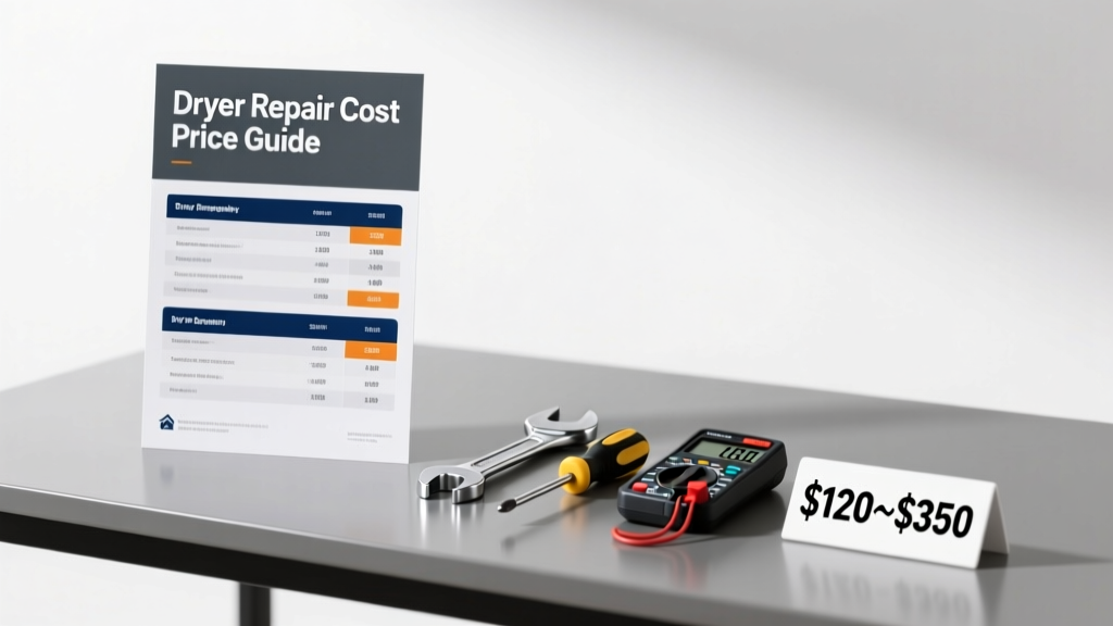 Dryer Repair Cost: Price Guide for Homeowners