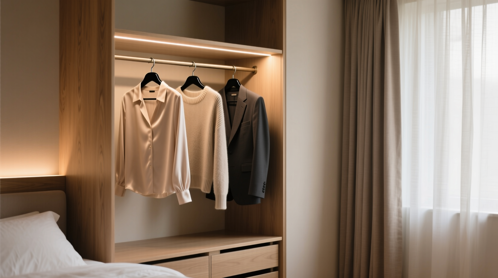closet organization tips for calm