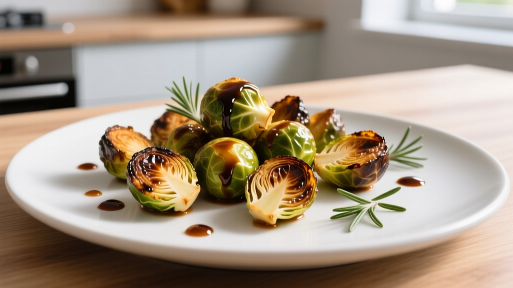 Air Fryer Balsamic Brussels Sprouts (Crispy & Easy!)