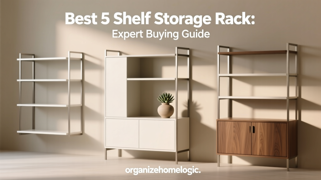 Best 5 Shelf Storage Rack: Expert Buying Guide