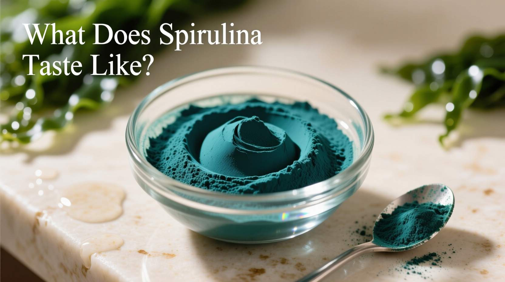 what does spirulina taste like