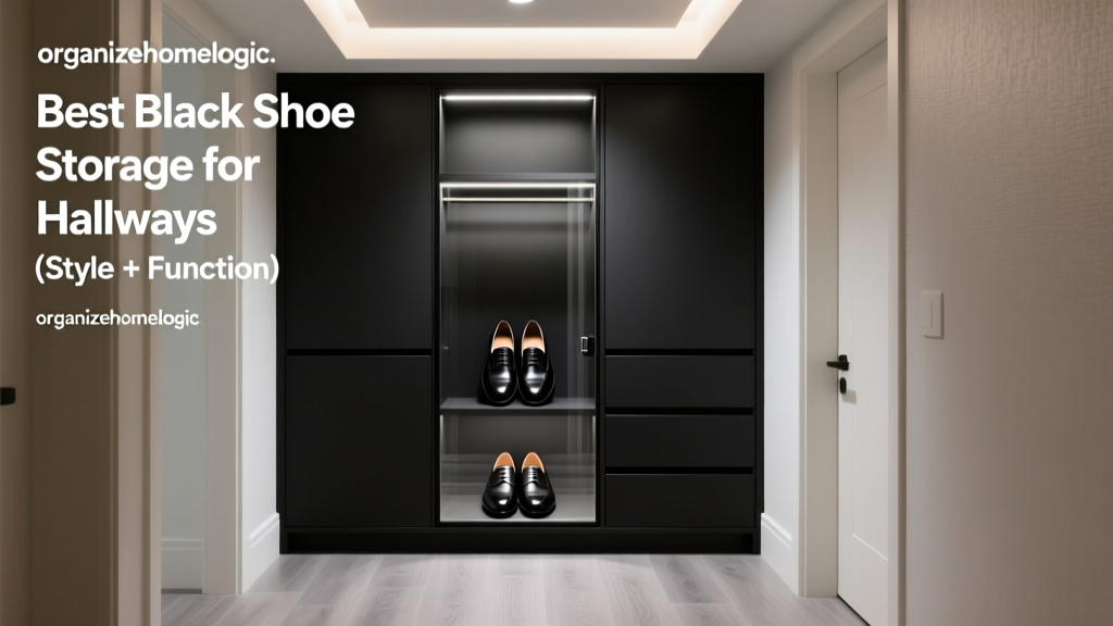 Best Black Shoe Storage for Hallways (Style + Function)
