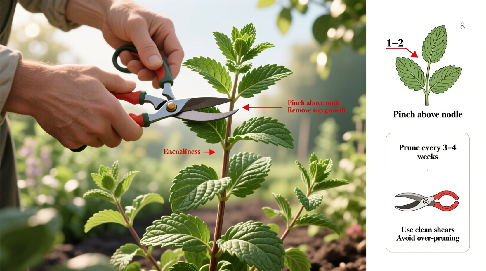 Prune Mint 3 Ways for 10x Growth | TheHomeSprouts