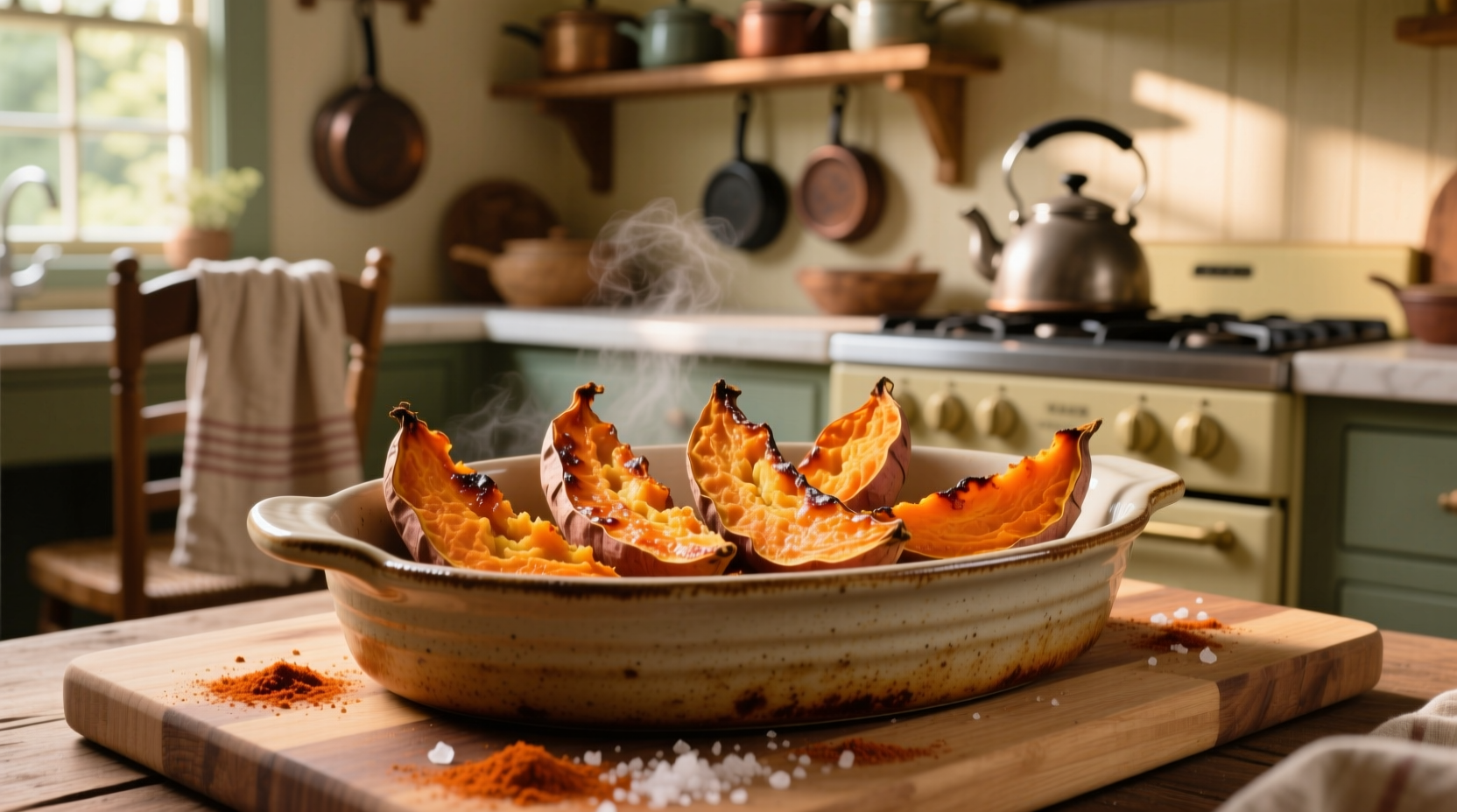 Perfect Oven-Baked Sweet Potato Wedges: Crispy Outside, Tender Inside