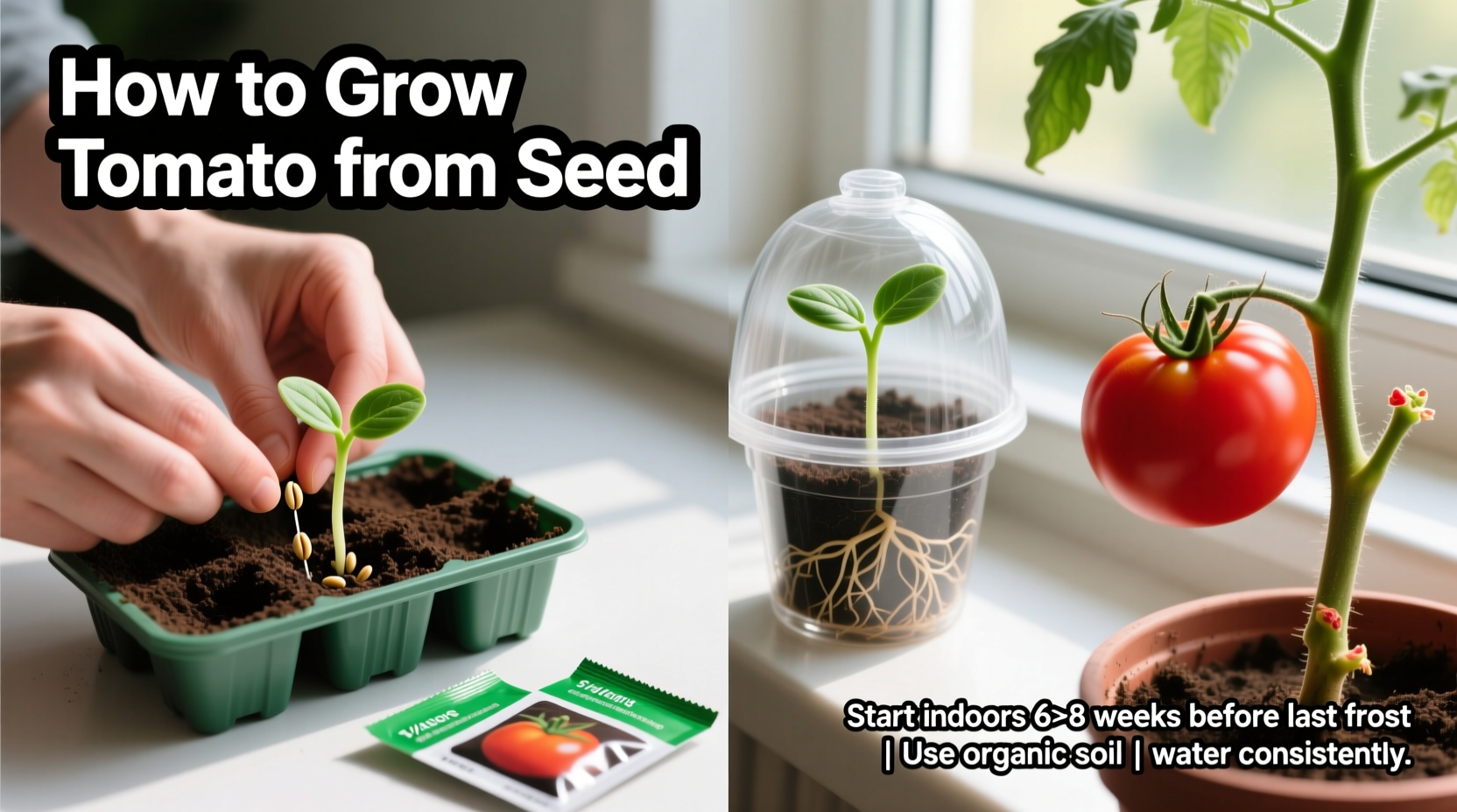 how to grow tomato from seed