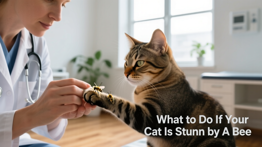 What to Do If Your Cat Is Stung By a Bee