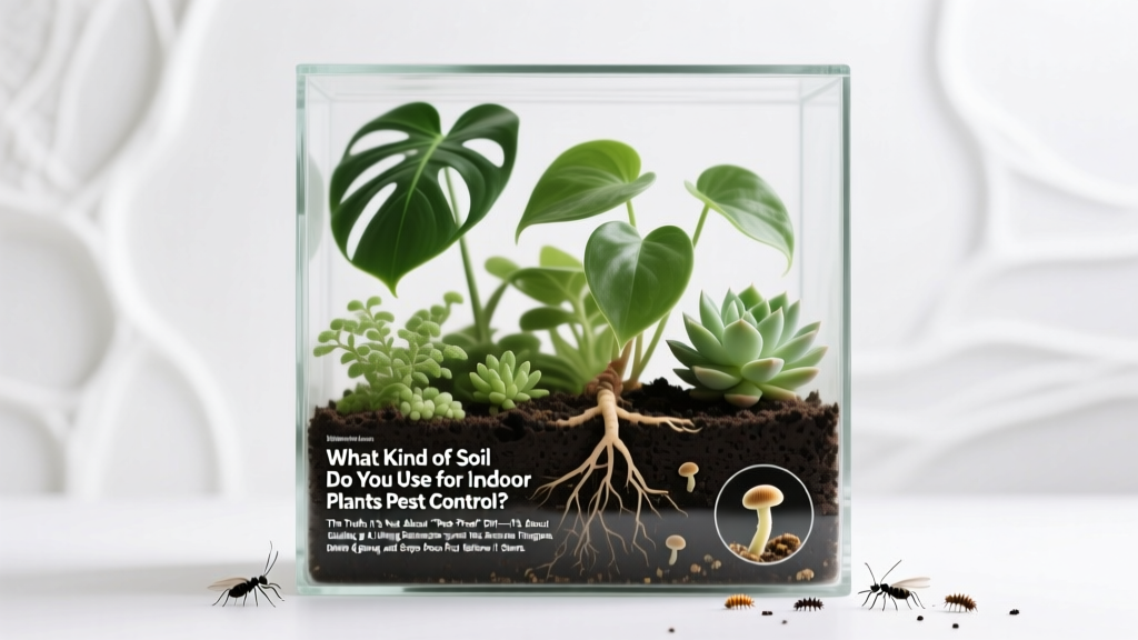 Indoor Plant Soil for Pest Control: Living Defense System