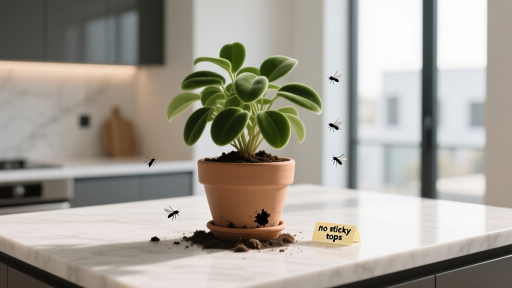 Fungus Gnat Removal for Non-Flowering Houseplants