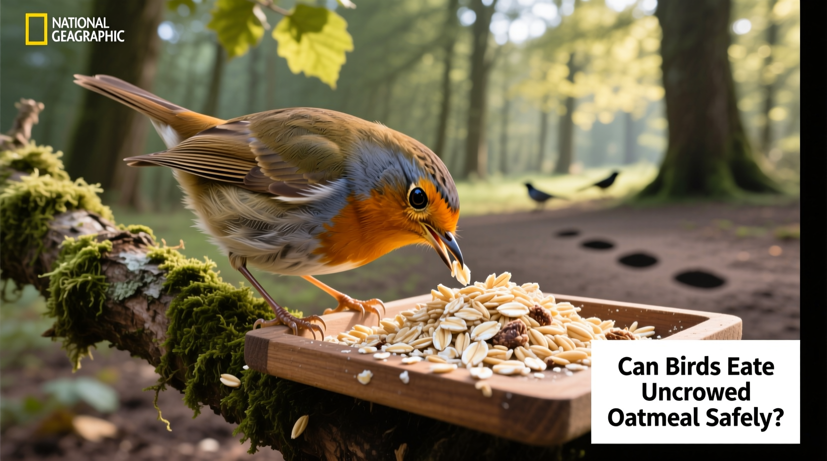 can birds eat uncooked oatmeal