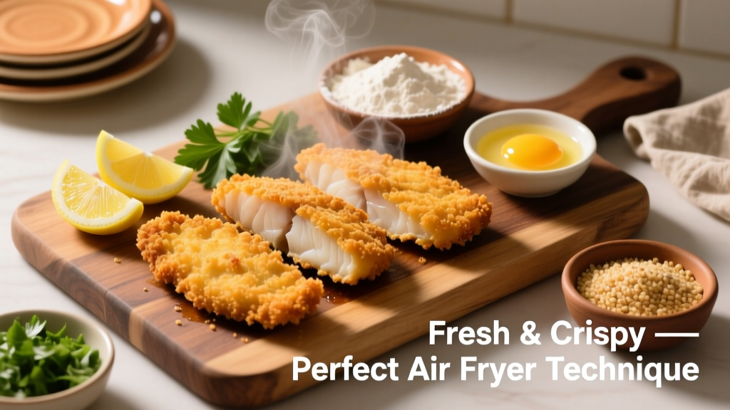 How to Air Fry Breaded Cod Fillets Perfectly