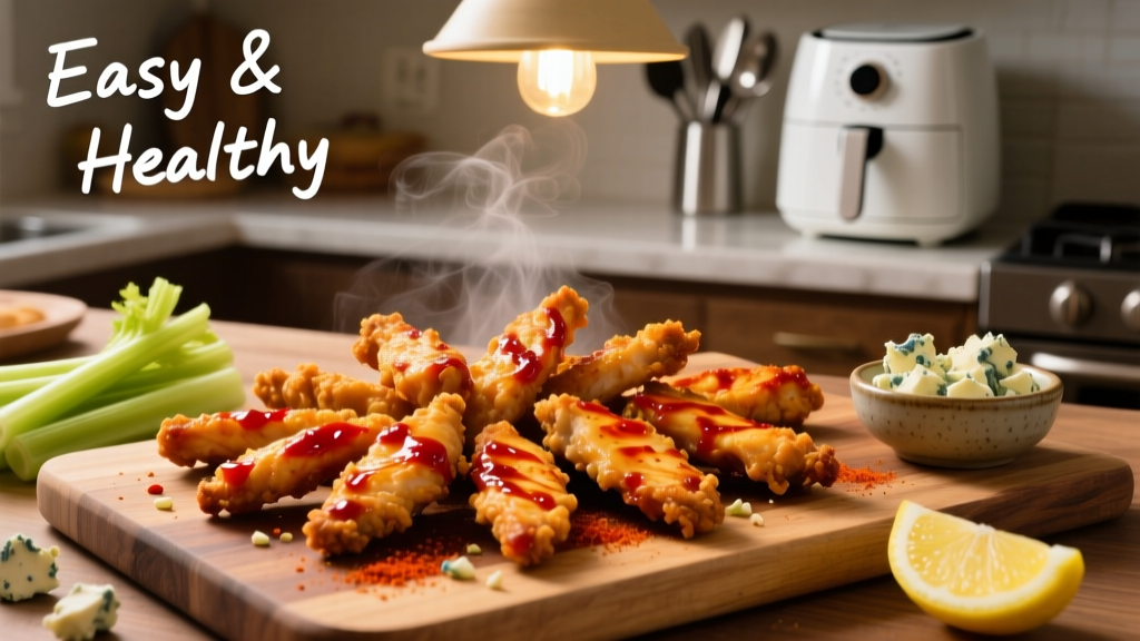 Air Fried Buffalo Chicken Strips: Crispy, Healthy & Easy