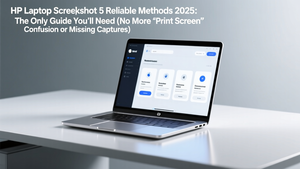 HP Laptop Screenshot 5 Reliable Methods 2025: The Only Guide You’ll Need (No More ‘Print Screen’ Confusion or Missing Captures)